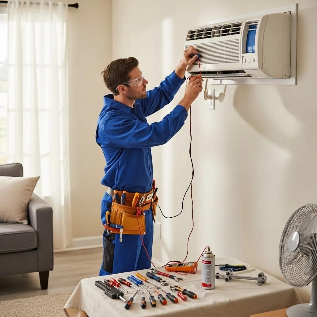 Alaşehir Dominox Dominox klima gaz dolumu ve bakım – Enerji verimliliği artırıldı. - Teknik servis örneği